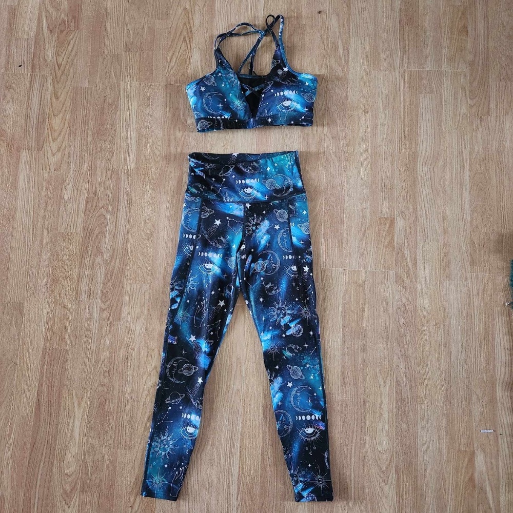Blackmilk sports bra and matching leggings